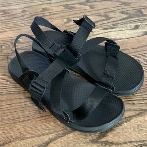 Chaco Black Outdoor Strappy Sandals